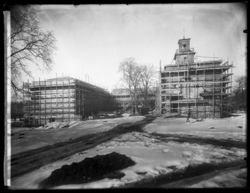 Museet under oppføring. Foto: Narve Skarpmoen