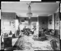 Interiør. Foto: Marthinius Skøien/Nasjonalbiblioteket (1900-1910).