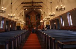 Interiør. Foto: Arnfinn Kjelland (2009).