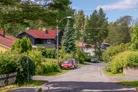 Villabebyggelse i Wessels vei. Foto: Leif-Harald Ruud (2008)