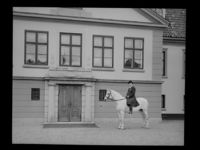 Westye Parr Egeberg fotografert på Bogstad i 1957.