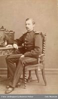 Wilhelm Hermann Ludvig von Munthe af Morgenstierne (1855–1938), generalmajor. Foto: Johannes Petter Lindegaard (ca. 1890–1895))