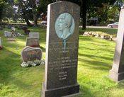 Gravminne, operasangeren Wilhelmine Holmboe-Schenstrøm. Foto: Stig Rune Pedersen